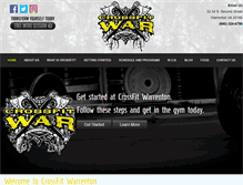 Tablet Screenshot of crossfitwarrenton.com